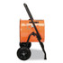 GLOBAL INDUSTRIAL 653673 Portable Salamander Heater with Adjustable Thermostat, 208 V, 15,000 W, 21.59 x 28 x 38.5, Orange