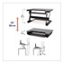 ERGOTRON INC WorkFit™ by 33397085 WorkFit-T Adjustable Standing Desk Converter, 35" x 23.3" x 5" to 20", Gray/Black