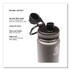TAKEYA USA CORPORATION 50045 Originals Stainless Steel Vacuum Insulated Water Bottle, 24 oz, Graphite