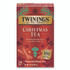 TWININGS NORTH AMERICA INC TNA50062 Christmas Tea, 0.07 oz Individually Wrapped Tea Bags, 20/Box