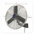 GLOBAL INDUSTRIAL 607050 Oscillating Wall Mount Fan, 3 Speed, 24"