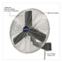 GLOBAL INDUSTRIAL 607050 Oscillating Wall Mount Fan, 3 Speed, 24"