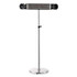 GLOBAL INDUSTRIAL 246722 Infrared Patio Heater Free Standing with Remote Control, 1,500 W, 35.38 x 5.13 x 42 to 82, Black