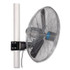 GLOBAL INDUSTRIAL 293156 Oscillating Fan, Pole or Column Mount, 30", 6,780 CFM, 1/3 hp