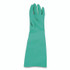 CFS BRANDS San Jamar® 19NUL Nitrile Dishwashing Gloves, 21" Long, Large, Green, Pair