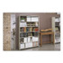 TENNSCO 127648ACSD Snap-Together Six-Shelf Closed Add-On, Steel, 48w x 12d x 76h, Sand