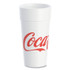 DART 24J16C Coca-Cola Foam Cups, 24 oz, White/Red, 20/Bag, 25 Bags/Carton