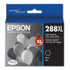 EPSON AMERICA, INC. T288XL120S T288XL120-S (T288XL) DURABrite Ultra High-Yield Ink, 500 Page-Yield, Black