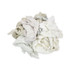 HOSPECO 34025 Reclaimed White Knit Rags, 25 lb/Carton