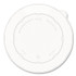 DART PP2432BFL Plastic Lids for Compostable Fiber Containers, For 24 to 32 oz Containers, 8.28" Diameter x 0.51" h, Clear, 300/Carton