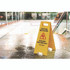 ALPINE INDUSTRIES ALP4993 Bilingual Caution Wet Floor Sign, 11.8 x 0.7 x 24.6, Yellow, 3/Carton
