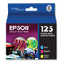 EPSON AMERICA, INC. T125520-S T125520-S (125) DURABrite Ultra Ink, Cyan; Magenta; Yellow