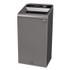 RUBBERMAID COMMERCIAL PROD. 1961621 Configure Indoor Recycling Waste Receptacle, Landfill, 23 gal, Metal, Gray