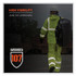 TENACIOUS HOLDINGS, INC. ergodyne® 25434 GloWear 8376K Lightweight HV Rain Suit, Large, Lime
