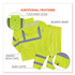 TENACIOUS HOLDINGS, INC. ergodyne® 25434 GloWear 8376K Lightweight HV Rain Suit, Large, Lime