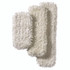 3M/COMMERCIAL TAPE DIV. 59017CT Easy Scrub PLUS Flat Mop, Polyester/Rayon, White, 5.5" x 18", 10/Pack, 4 Packs/Carton