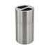 SAFCO PRODUCTS 9931SS Dual Recycling Receptacle, 30 gal, Steel, Stainless Steel