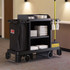 SUNCAST CORPORATION Commercial® HKC2000 Premium Housekeeping Cart, Plastic, 1 Shelf, 24 x 62.13 x 49.75, Black