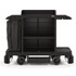 SUNCAST CORPORATION Commercial® HKC2000 Premium Housekeeping Cart, Plastic, 1 Shelf, 24 x 62.13 x 49.75, Black