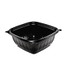 DART B12SB PresentaBowls Pro Black Square Bowls, 12 oz, 5 x 5 x 2, Black, Plastic, 63/Bag, 8 Bags/Carton