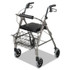 BRIGGS HEALTHCARE DMI® 50110124100 Ultra Lightweight Rollator, Adjusts 33.75" to 38", 300 lb Capacity, Titanium