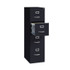 ALERA HVF152252BL Four-Drawer Economy Vertical File, Letter-Size File Drawers, 15" x 22" x 52", Black