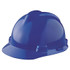 MSA V-Gard® Protective Cap-Style Hard Hat, Slotted, Staz-On® Suspension, Standard Size, Blue