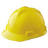 MSA V-Gard® Protective Cap-Style Hard Hat, Slotted, Staz-On® Suspension, Standard Size, Yellow