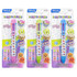 BAZIC PRODUCTS BAZIC Products® Scented 6-Color Pen, Assorted Designs, Pack of 3