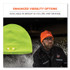 TENACIOUS HOLDINGS, INC. ergodyne® 16804 N-Ferno 6804 Skull Cap Winter Hat with LED Lights, One Size Fits Most, Orange