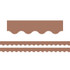 TEACHER CREATED RESOURCES Teacher Created Resources® Mocha Scalloped Border Trim, 35 Feet Per Pack, 2 Packs