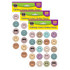 TEACHER CREATED RESOURCES Teacher Created Resources® Calming Colors Smiley Faces Stickers, 120 Per Pack, 3 Packs