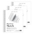 DIXON FINE ART Strathmore 200 Series Sketch Paper Pad, Wire Binding, 100 Sheet, 8.5x11 inch, Pack of 3