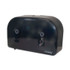 MORCON Tissue VT1003 Valay Plastic Mini Jumbo Bath Tissue Dispenser, Two Rolls, 9.75 x 15.87 x 5.25, Black