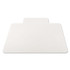 ALERA MAT4553HFL All Day Use Non-Studded Chair Mat for Hard Floors, 45 x 53, Wide Lipped, Clear