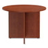 ALERA VA7142MC Alera Valencia Round Conference Table with Legs, 42" Diameter x 29.5h, Medium Cherry