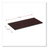 ALERA TT4824CM Reversible Laminate Table Top, Rectangular, 47.63 x 23.63, Medium Cherry/Mahogany