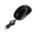 ADESSO INC IMOUSES8B Illuminated Retractable Mouse, USB 2.0, Left/Right Hand Use, Black