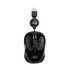 ADESSO INC IMOUSES8B Illuminated Retractable Mouse, USB 2.0, Left/Right Hand Use, Black
