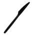 WNA, INC. CEASEKN960BL Cutlery for Cutlerease Dispensing System, Mediumweight Knife, Plastic, Black, 960/Box
