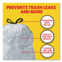 CLOROX SALES CO. Glad® 78564 ForceFlexPlus OdorShield Tall Kitchen Drawstring Trash Bags, 13 gal, 0.72 mil, 23.75" x 25.38", White, 120/Box