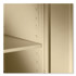 TENNSCO 7824RHMG Deluxe Recessed Handle Storage Cabinet, 36w x 24d x 78h, Medium Gray