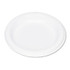 TABLEMATE PRODUCTS, CO. 6644WH Plastic Dinnerware, Plates, 6" dia, White, 125/Pack