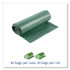 STOUT by Envision™ G3340E11 Controlled Life-Cycle Plastic Trash Bags, 33 gal, 1.1 mil, 33" x 40", Green, 40/Box