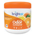 BRIGHT AIR 900013CT Super Odor Eliminator, Mandarin Orange and Fresh Lemon, 14 oz Jar, 6/Carton
