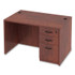 ALERA VA21-4830MC Alera Valencia Series Straight Front Desk Shell, 47.25" x 29.5" x 29.63", Medium Cherry