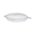 DART C53PST1 ClearSeal Hinged-Lid Plastic Containers, Sandwich Container, 13.8 oz, 5.4 x 5.3 x 2.6, Clear, Plastic, 500/Carton