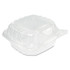 DART C53PST1 ClearSeal Hinged-Lid Plastic Containers, Sandwich Container, 13.8 oz, 5.4 x 5.3 x 2.6, Clear, Plastic, 500/Carton