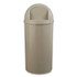 RUBBERMAID COMMERCIAL PROD. 817088BG Marshal Classic Container, 25 gal, Plastic, Beige