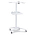 SAFCO PRODUCTS 1944WH VUM Mobile Workstation, 30.75" x 22.28" x 36.12" to 48.25", White